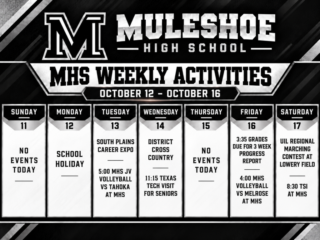 26.10.13 - MHS Weekly Activities 10.13 (English)