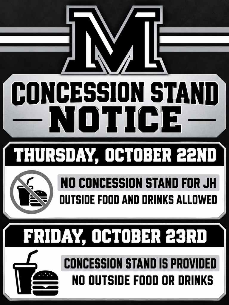 26.10.20 - Concession Stand Notice (English)