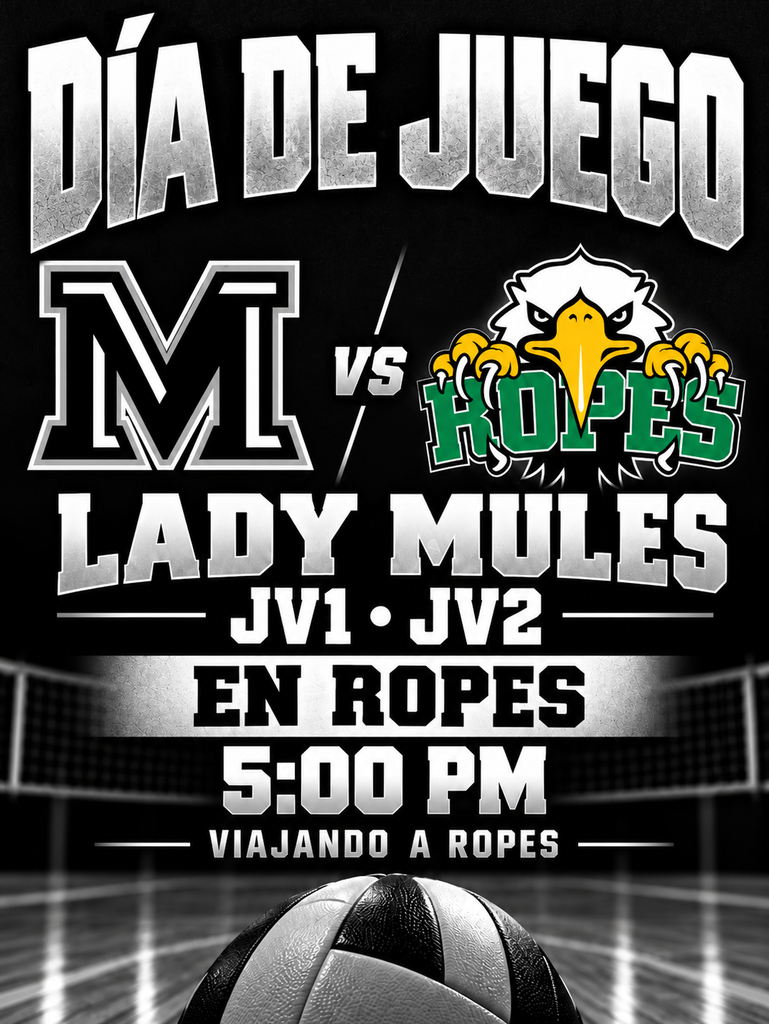 26.10.20 - Volleyball Game Day Graphic (Spanish)
