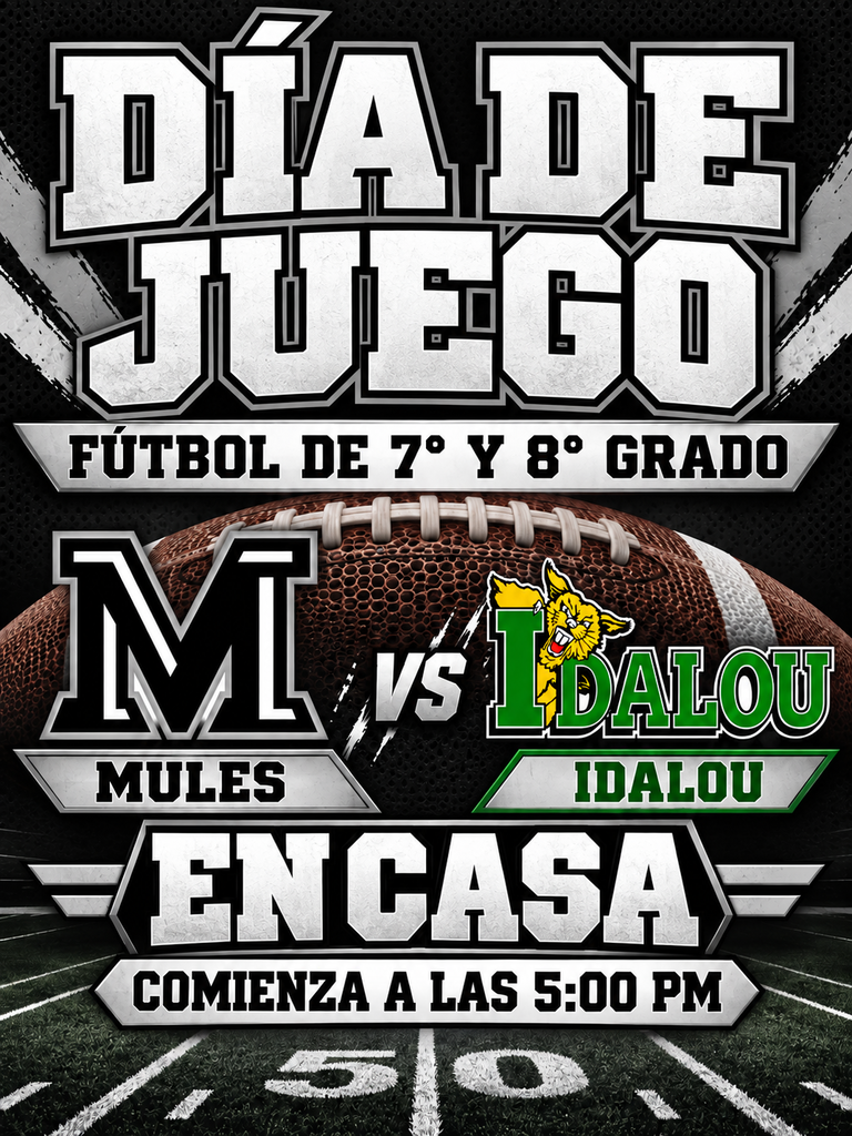 26.10.22 - JH Football VS Idalou (Spanish)