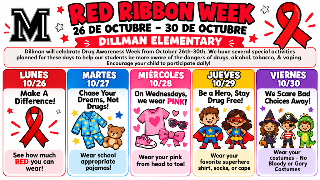 26.10.22 - Red Ribbon Week Dillman (Spanish)