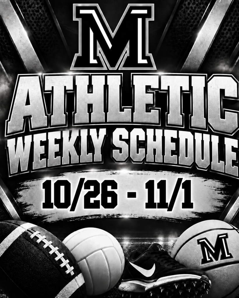 26.10.26 - Athletic Weekly Schedule (English)