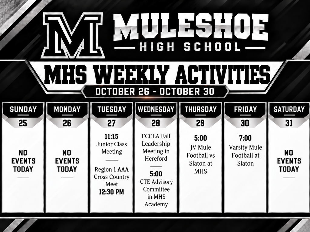 26.10.27 - MHS Weekly Activities (English)