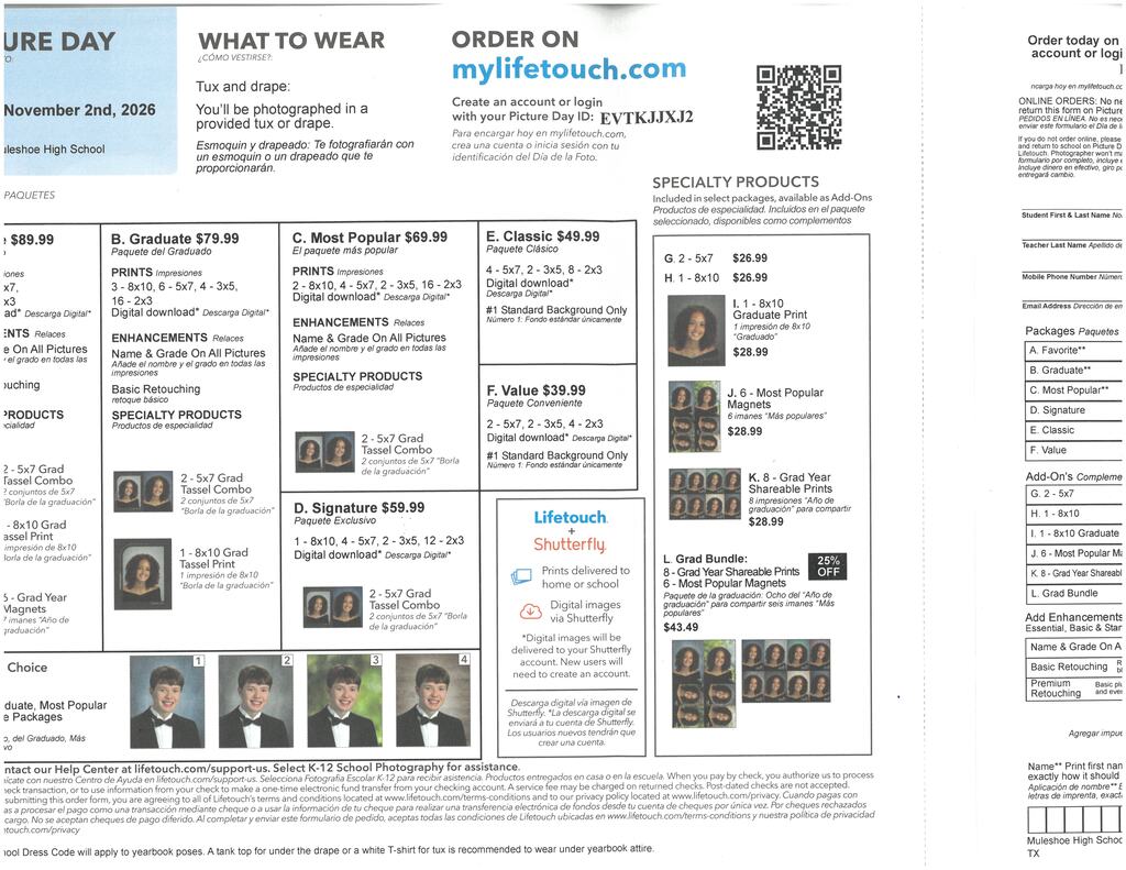 26.10.28 - Picture day Flyer