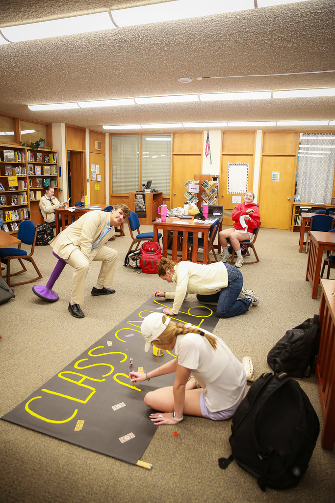 Seniors and hallway paint