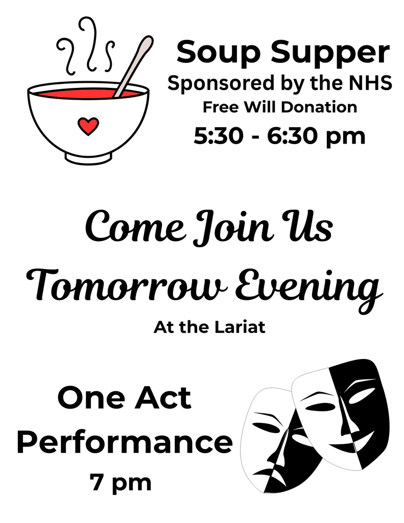 NHS Soup Supper and One Act Performance