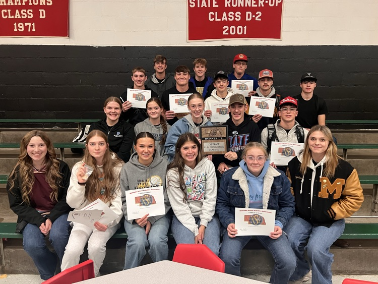 Play Pro cast with their district plaque!