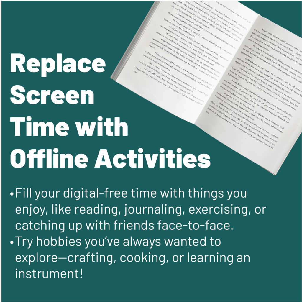 NHS replace screen time with offline activities