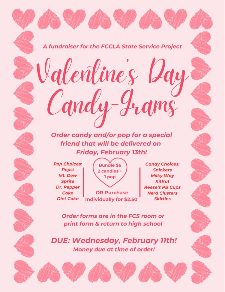 candy-gram flyer