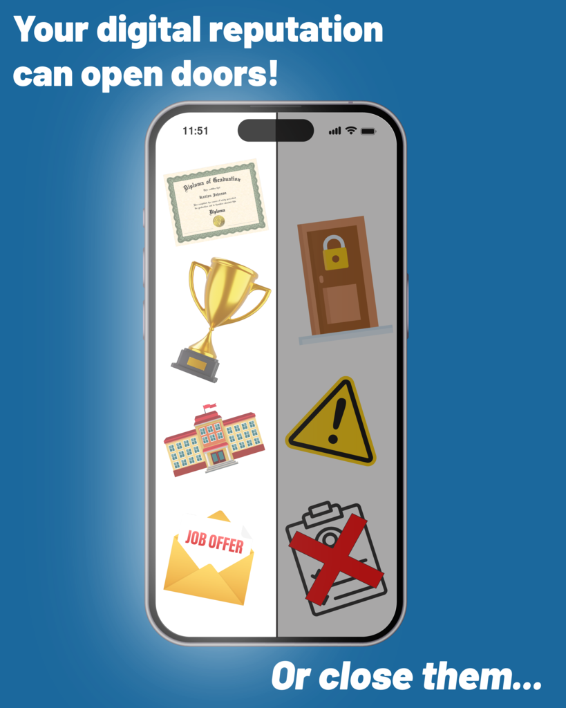 NHS - Your digital reputation can open doors or close them.