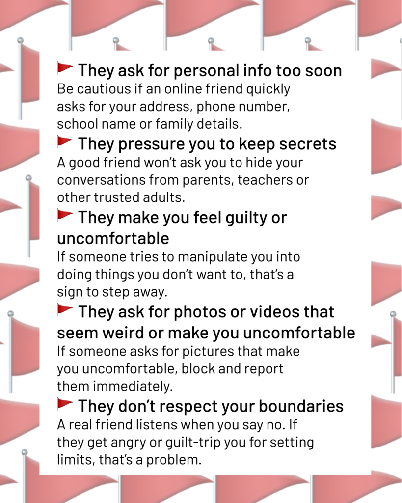 NHS online friendship red flags 