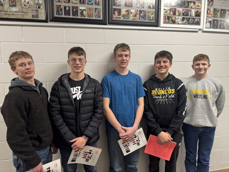 Mullen FCCLA Knowledge Bowl Team- Cody, Jack, Hayden, Braylon, Oakes