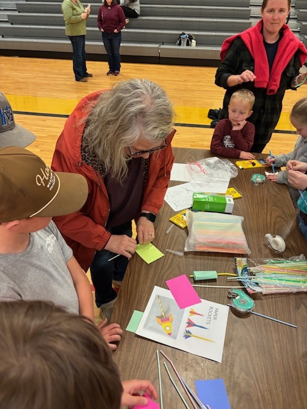 making paper rockets