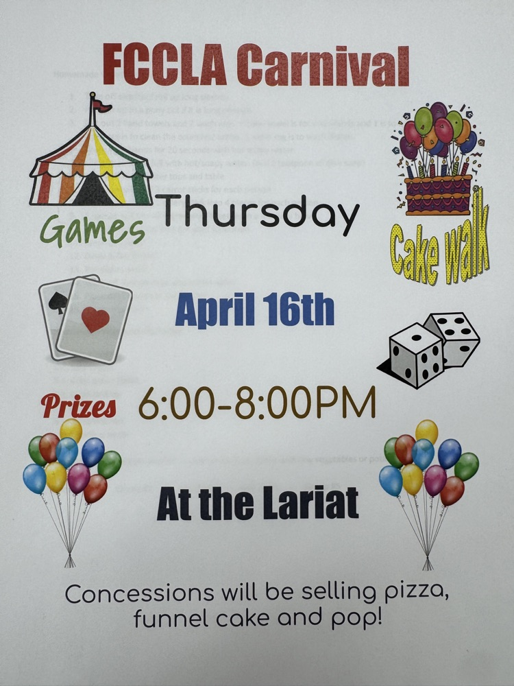 FCCLA carnival flyer