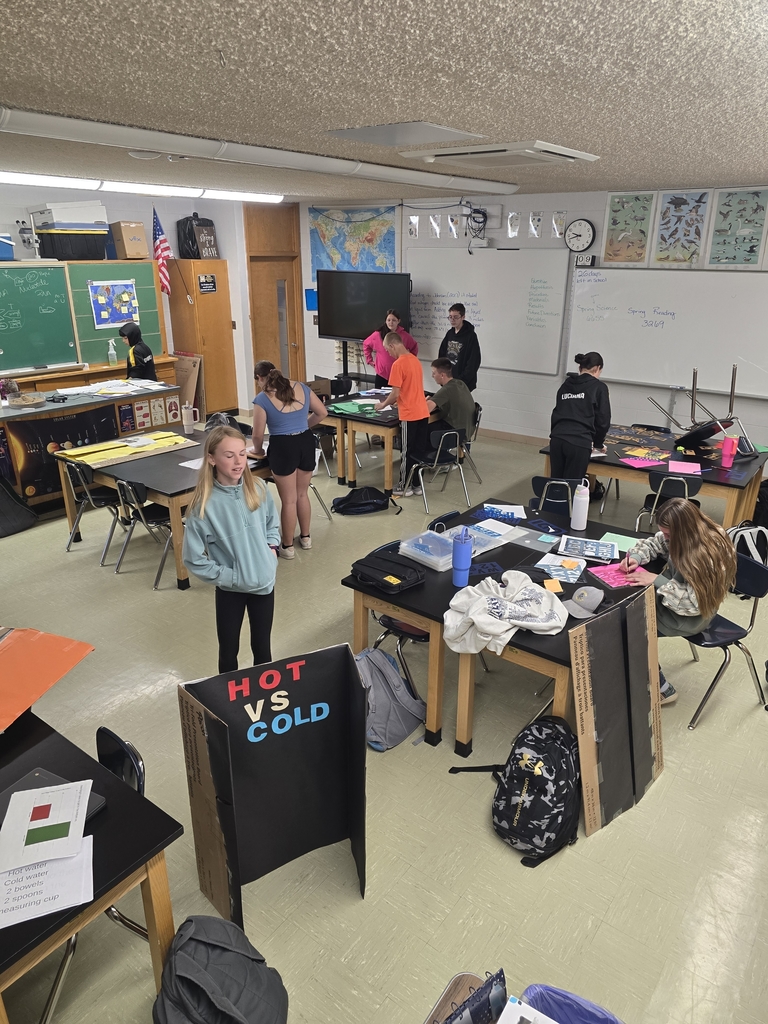 materials going on the trifolds