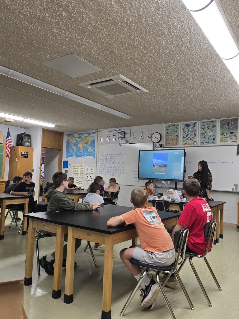 STEM club students and speaker