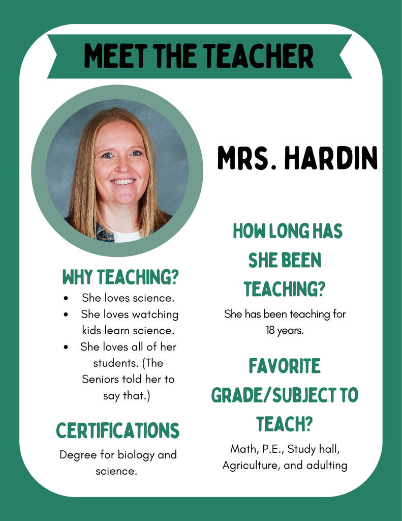 Mrs. Hardin flyer