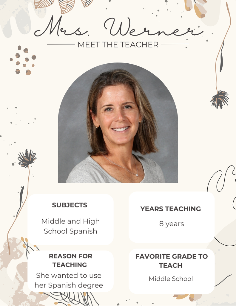 Mrs. Werner flyer