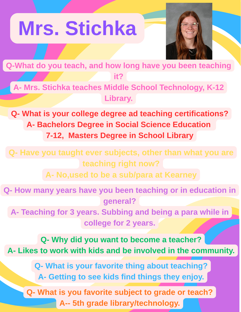 Mrs. Stichka flyer