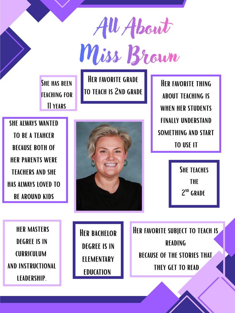 Miss Brown flyer