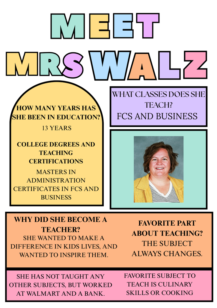 Mrs. Walz flyer