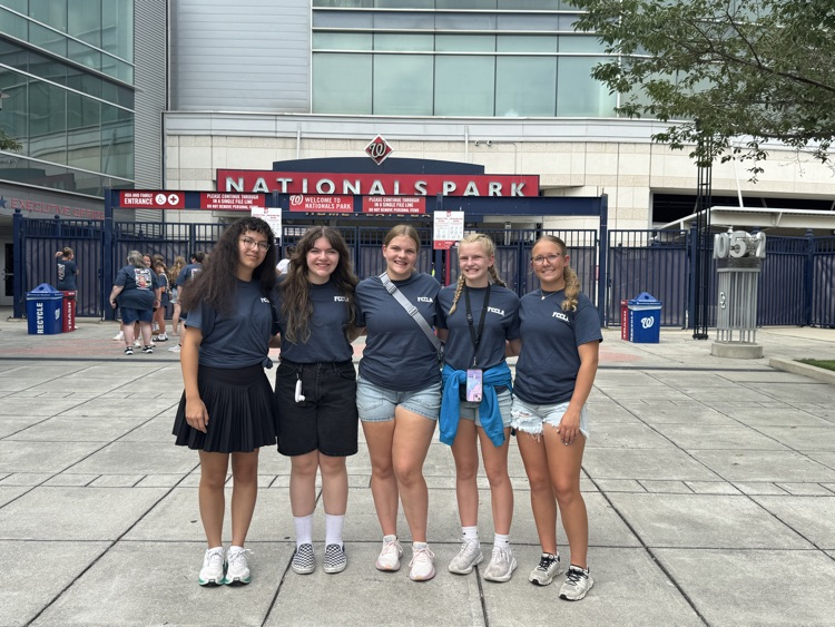 group at Baseball game