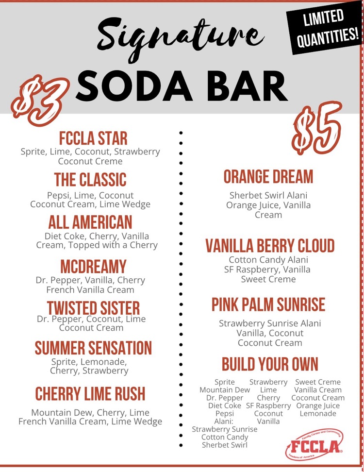 drink menu
