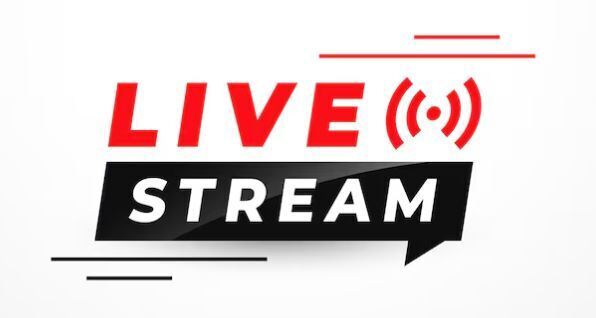 Livestream black and red image