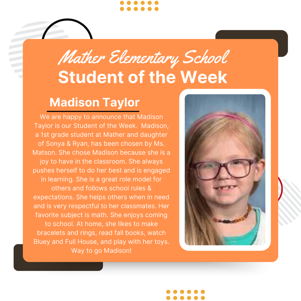 Congratulations Madison!
