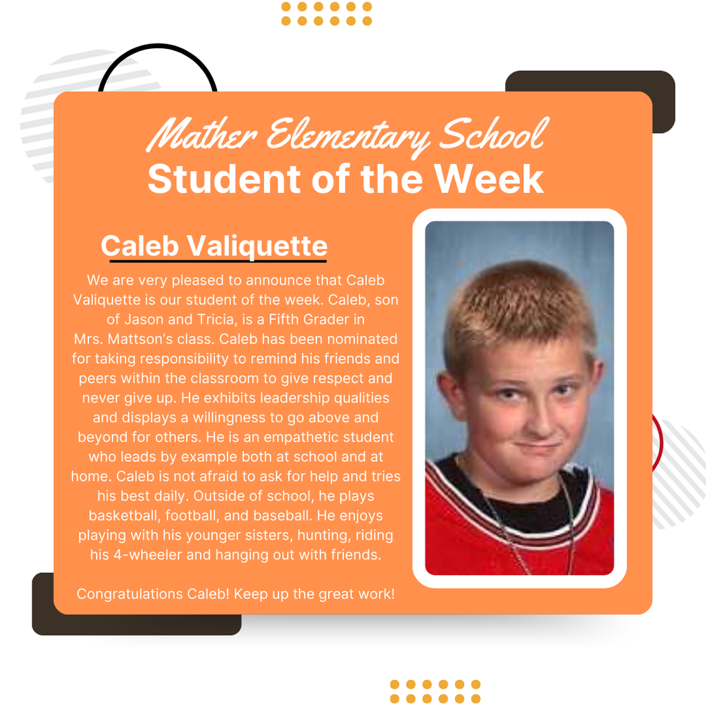 Way to go Caleb!