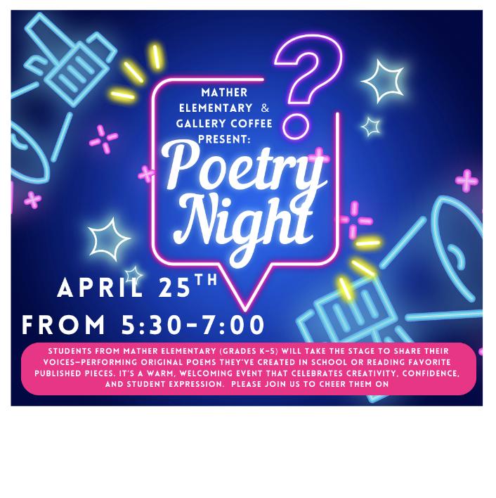 Mather Presents Poetry Night at Gallery Coffee!