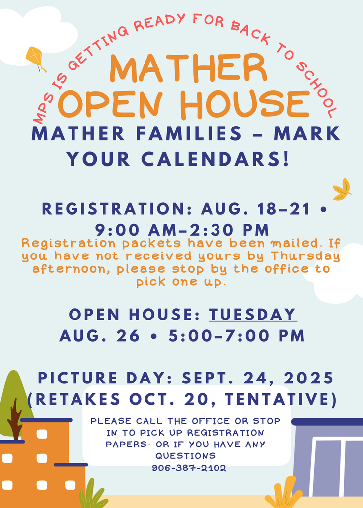 Mather Mustangs Mark Your Calendars!!