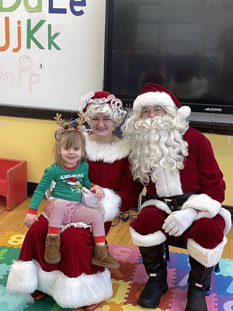 Hazel, Santa & Mrs. Clause