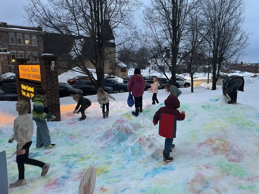 Coloring Snow @ Mather