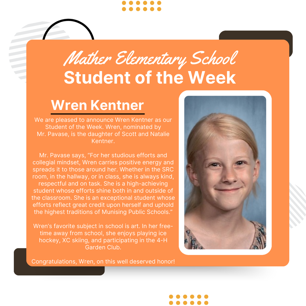 Congratulations Wren!