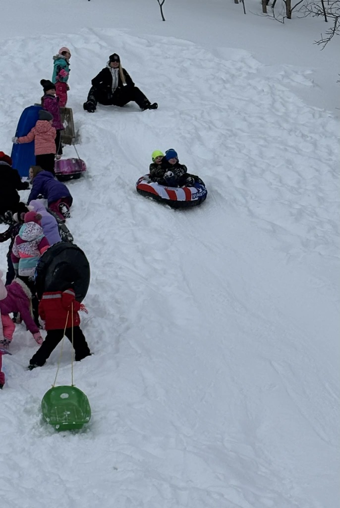 1st Grade Sledding!