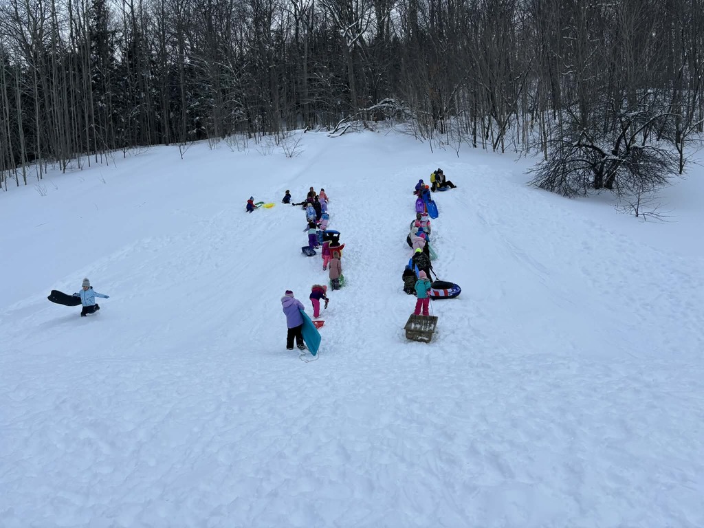 1st Grade Sledding!