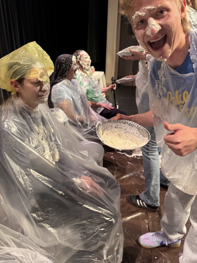 Teachers serve Teachers their Pie in the Face!