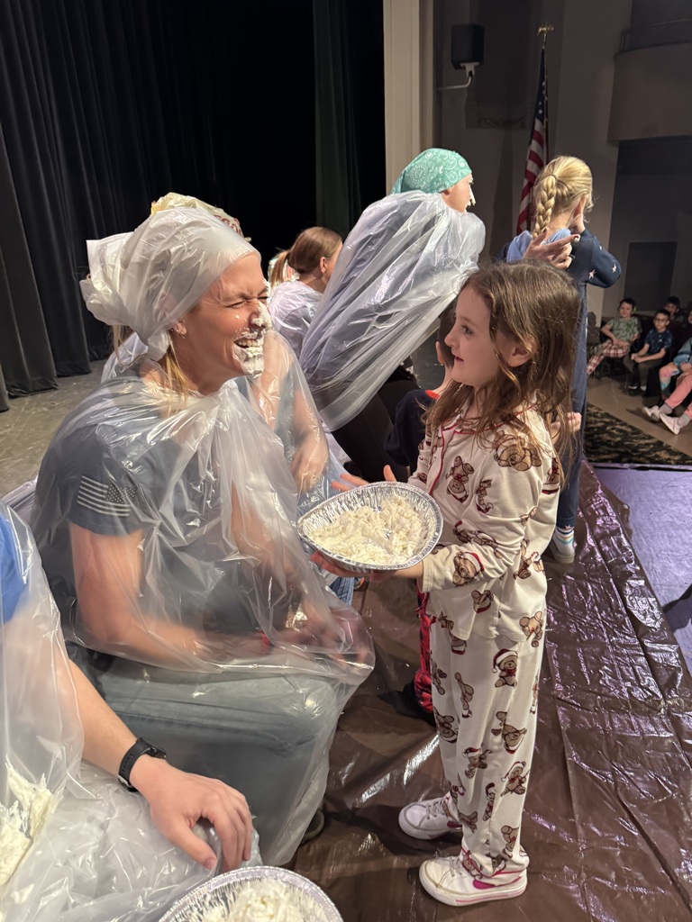 Students served teachers their Pie in the Face!