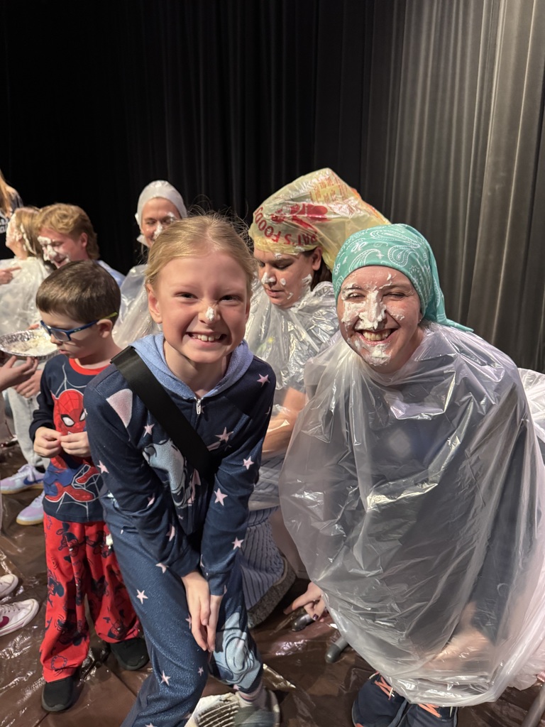 Students served teachers their Pie in the Face!