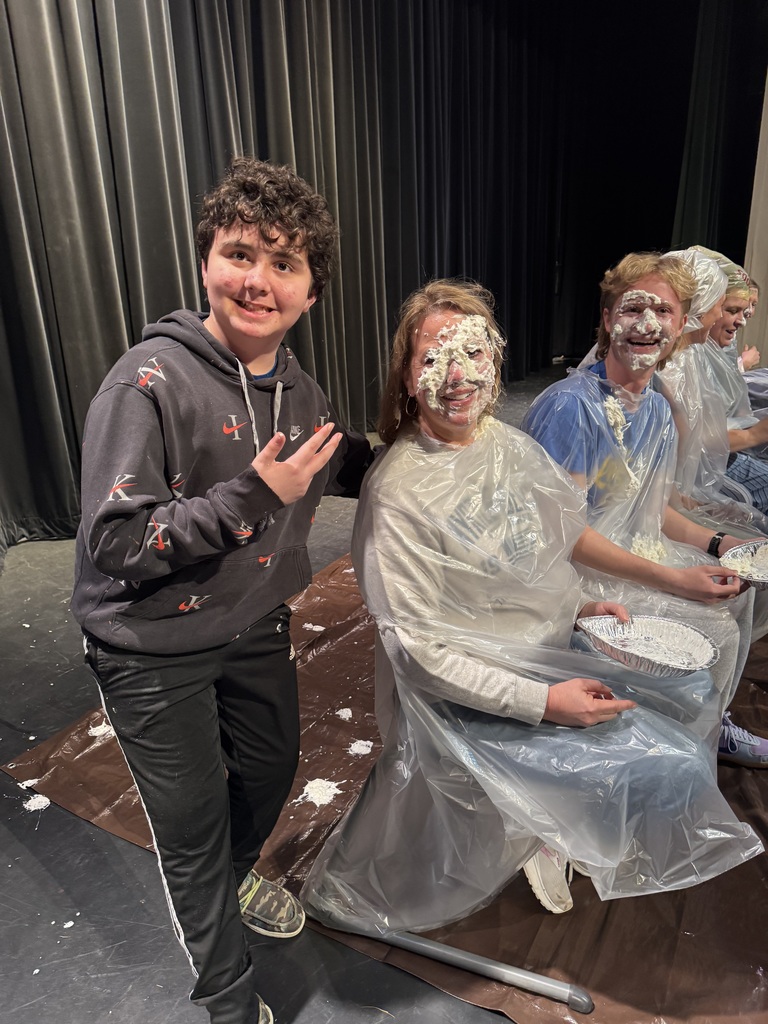 Students served teachers their Pie in the Face!