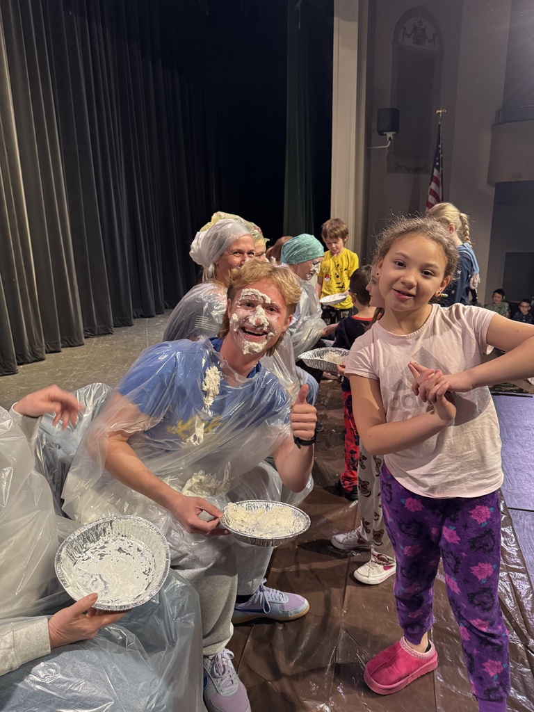 Students served teachers their Pie in the Face!