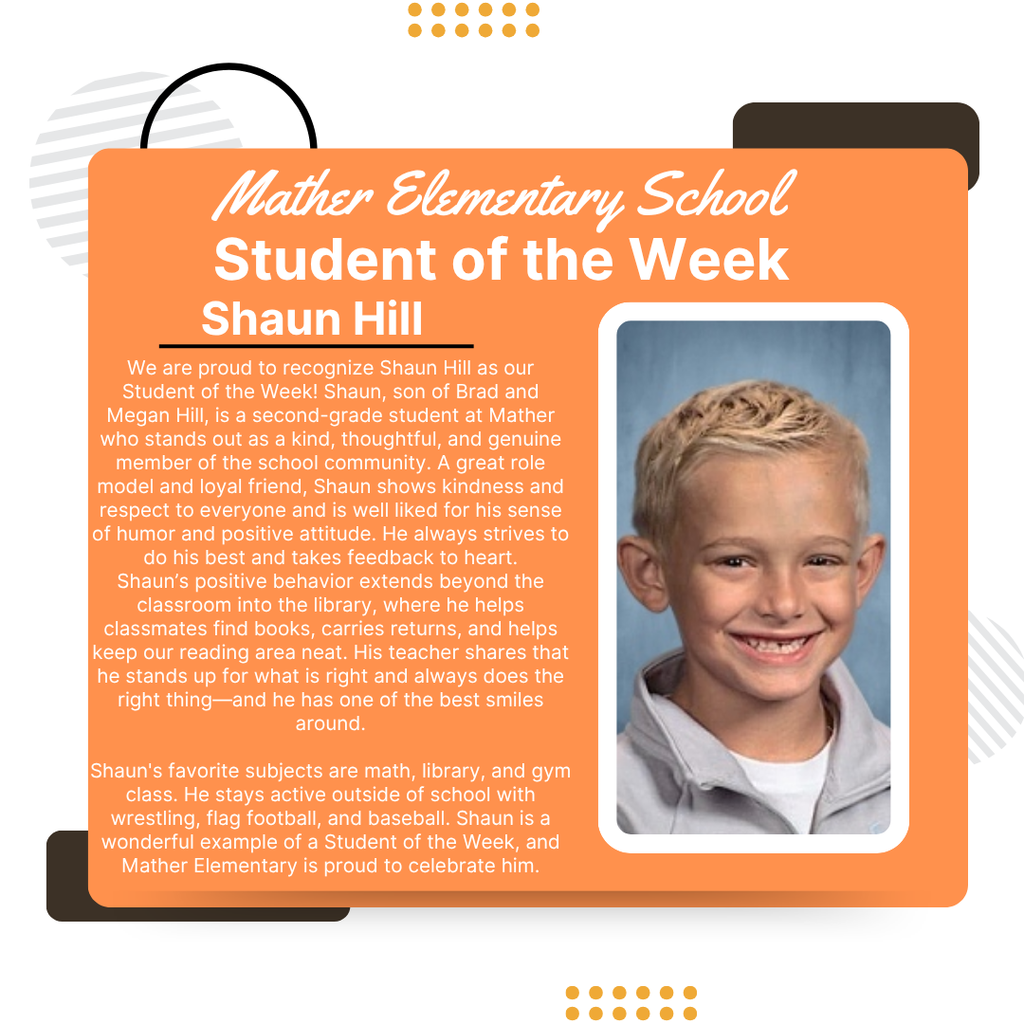 Congratulations Shaun!