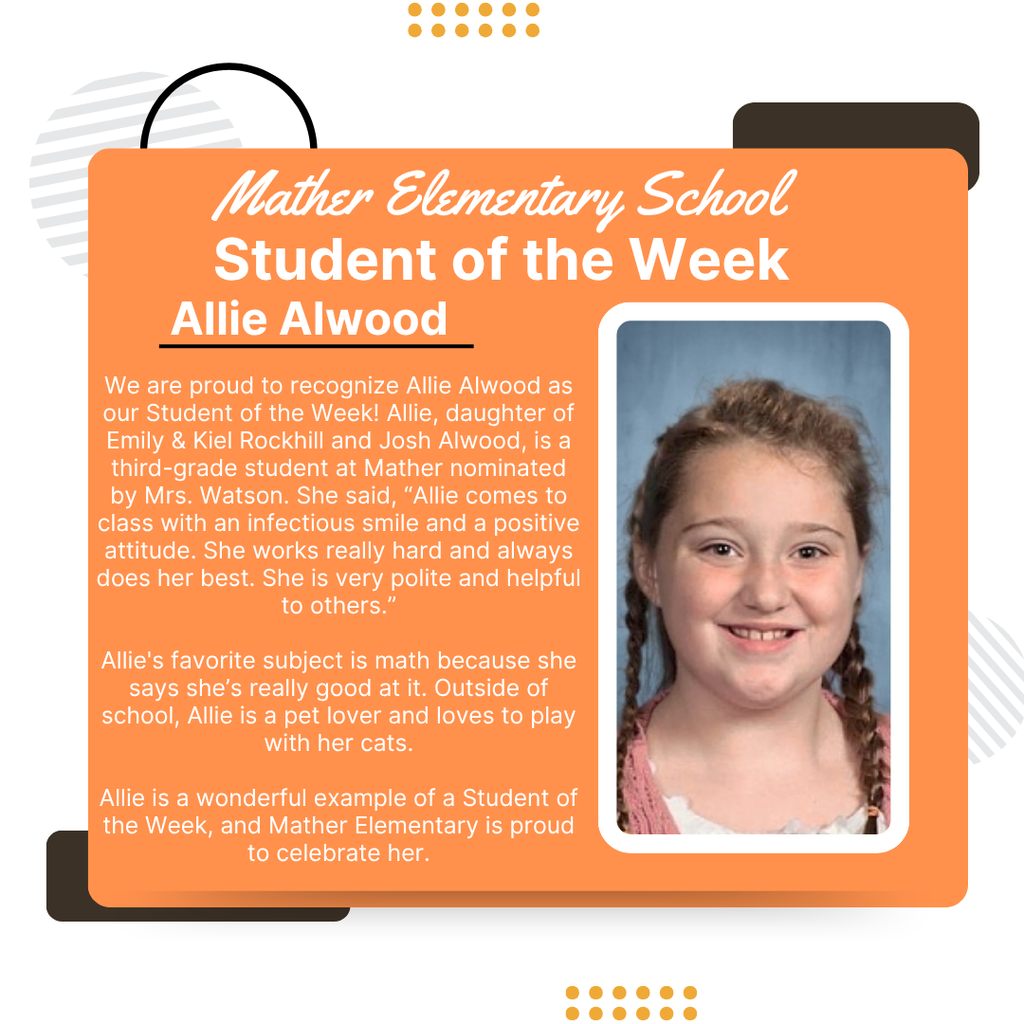 Congratulations Allie Alwood