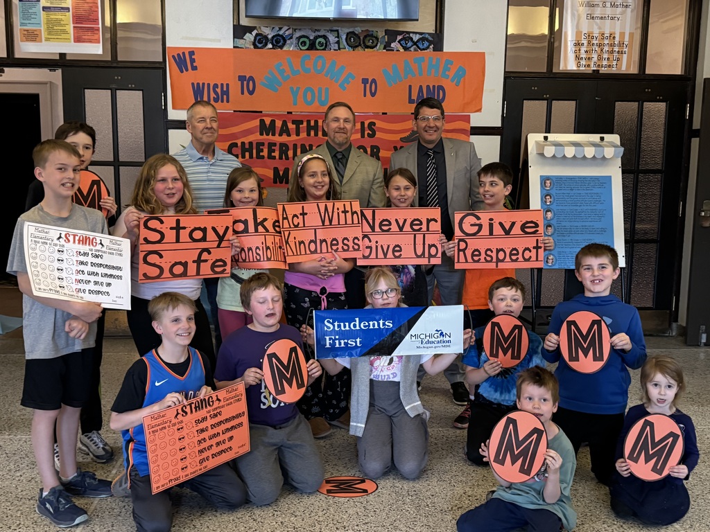 Mather Students welcomed State Superintendent Dr. Maleyko today!!