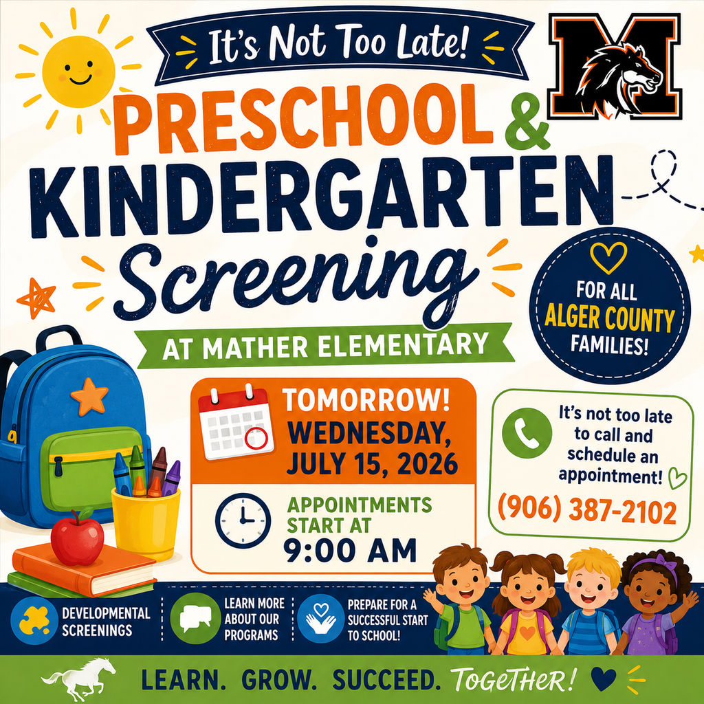 Call today to set up a preschool or Kindergarten screening!