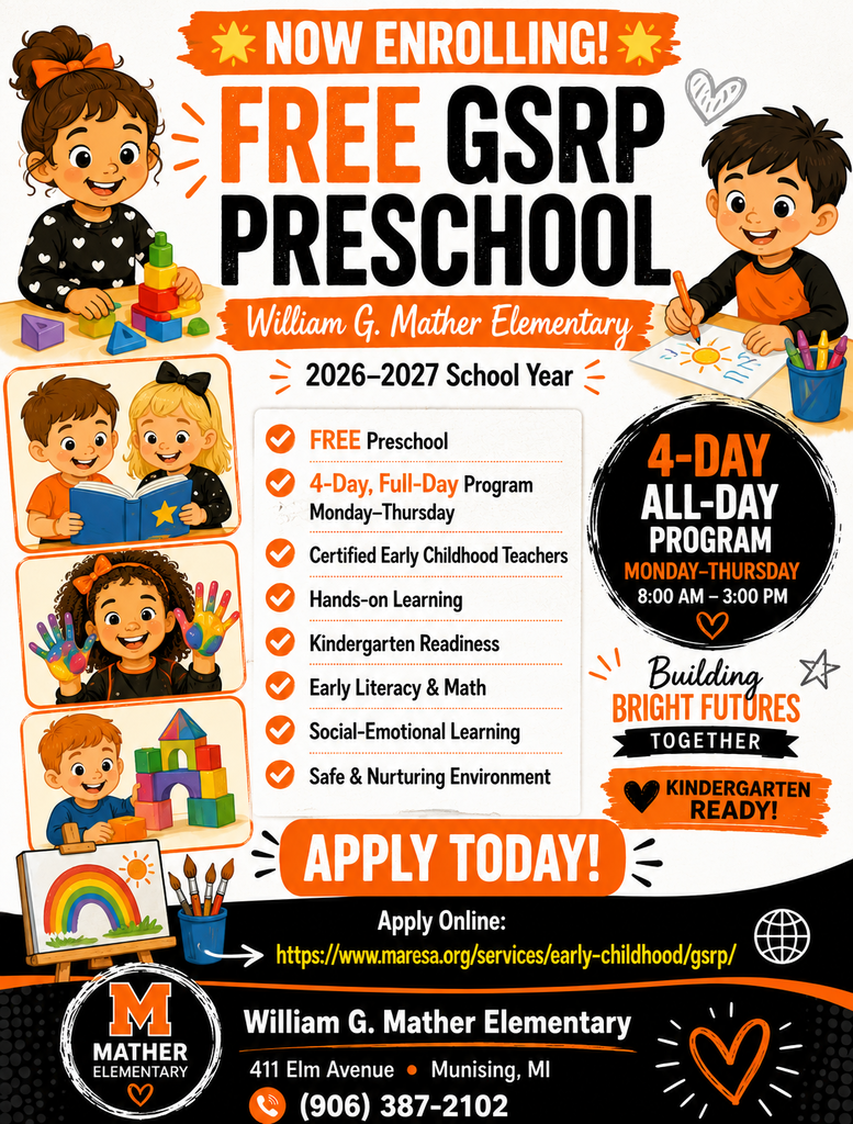 Free-GSRP Preschool @ Mather Elementary