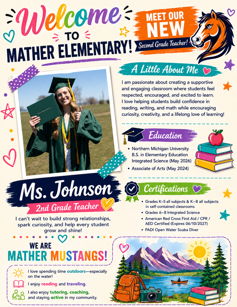 Welcome to Mather Elementary Ms. Johnson!