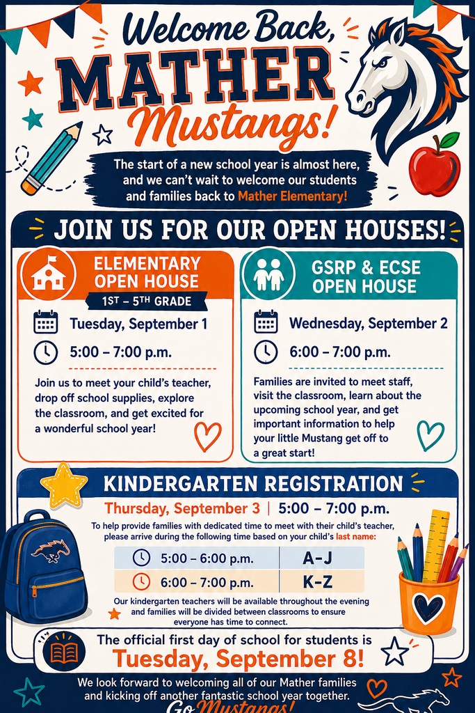 Mather Open Houses!