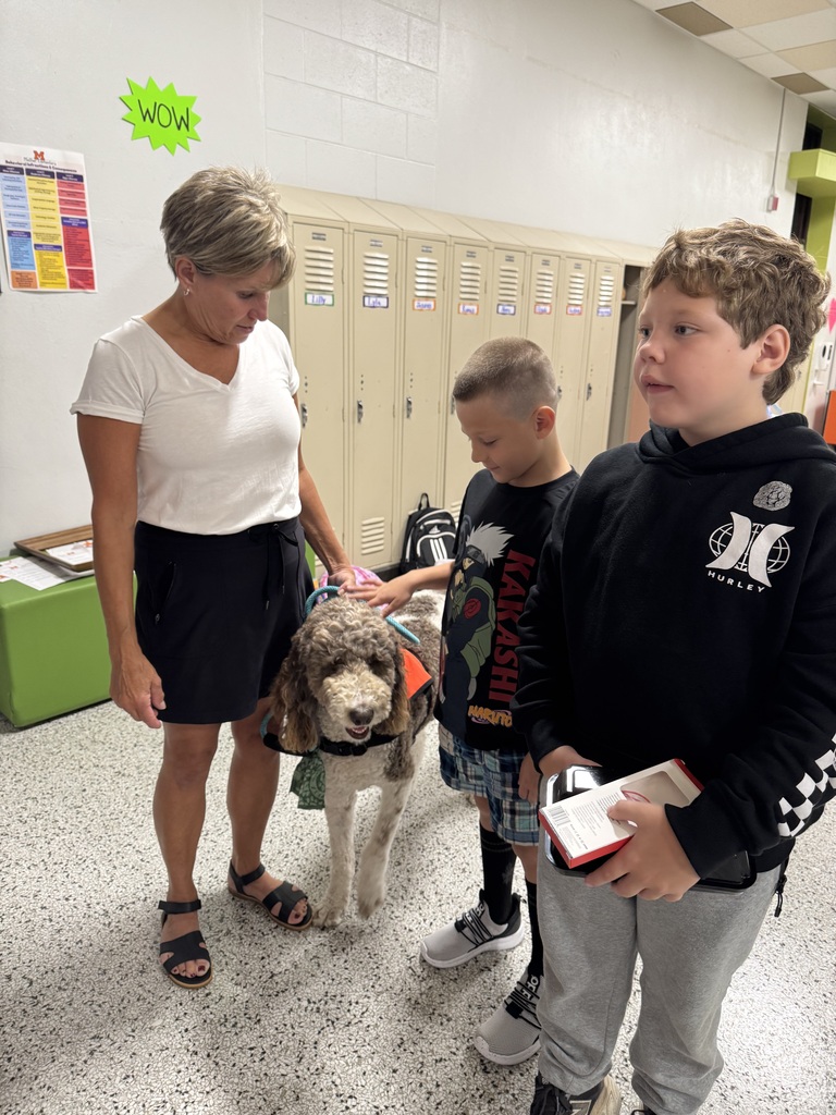 Huckleberry welcomes students to Mather!